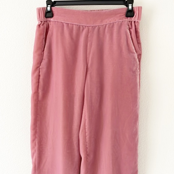 J Crew Pink Velvet Pants Size 0 - Picture 13 of 14